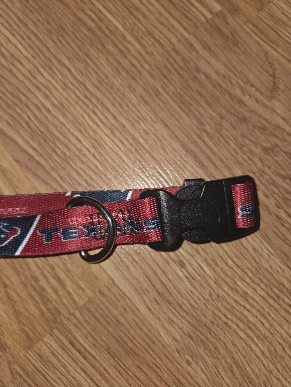 Houston Texans Adjustable Dog Collar S, M, L NFL Football Red Team Logo NWT